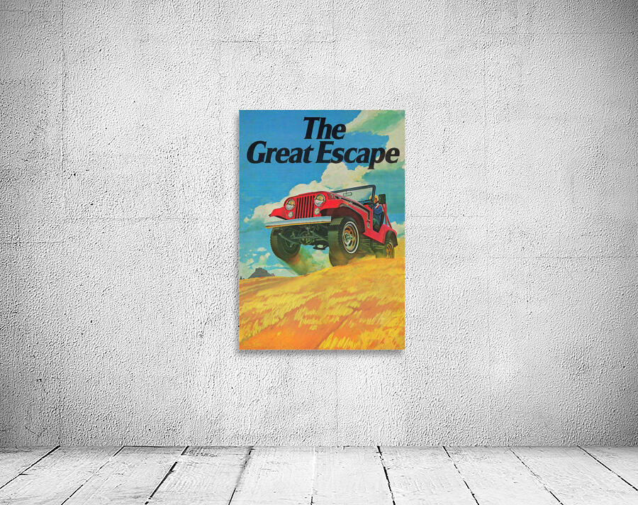 1974 Jeep Art Wall Preview