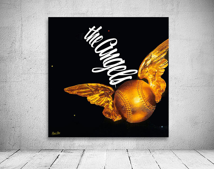 1967 California Angels Vintage Art Wall Preview
