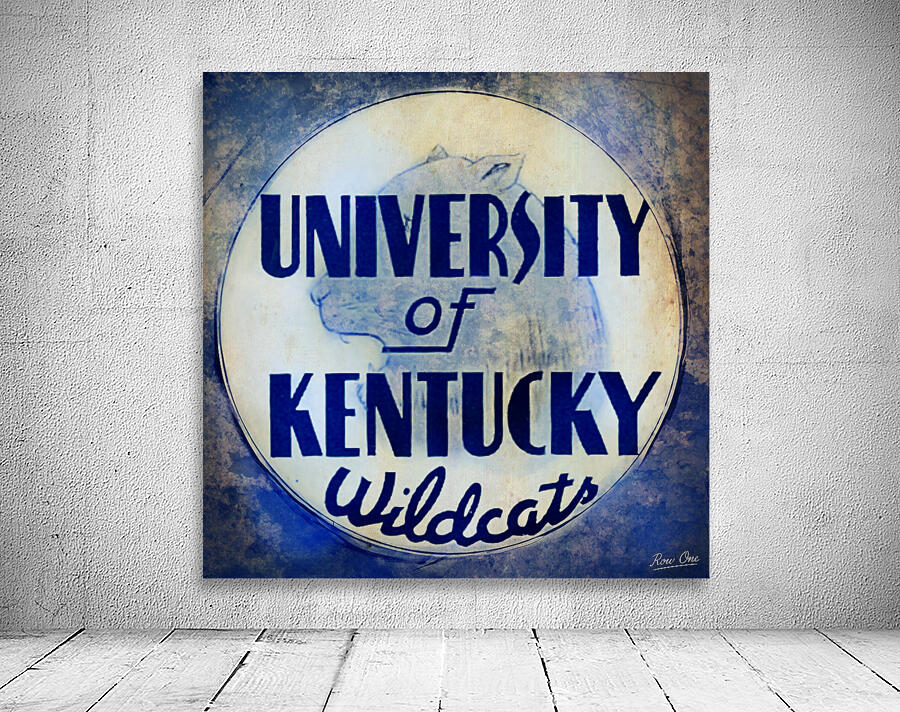 Vintage Kentucky Wildcats Art Remix Wall Preview