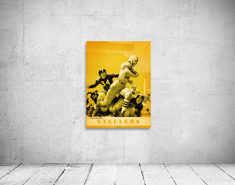 1953 Pittsburgh Steelers Football Art Remix Wall Preview