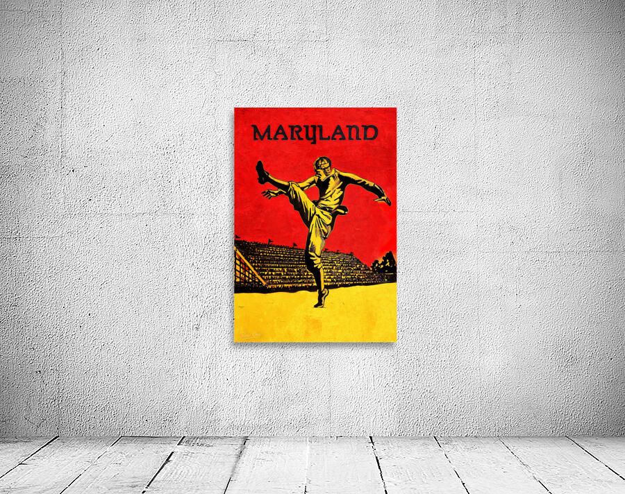 1920s Maryland Terps Football Art Remix Wall Preview