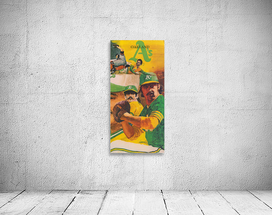 1973 Oakland As Art  Wall Preview