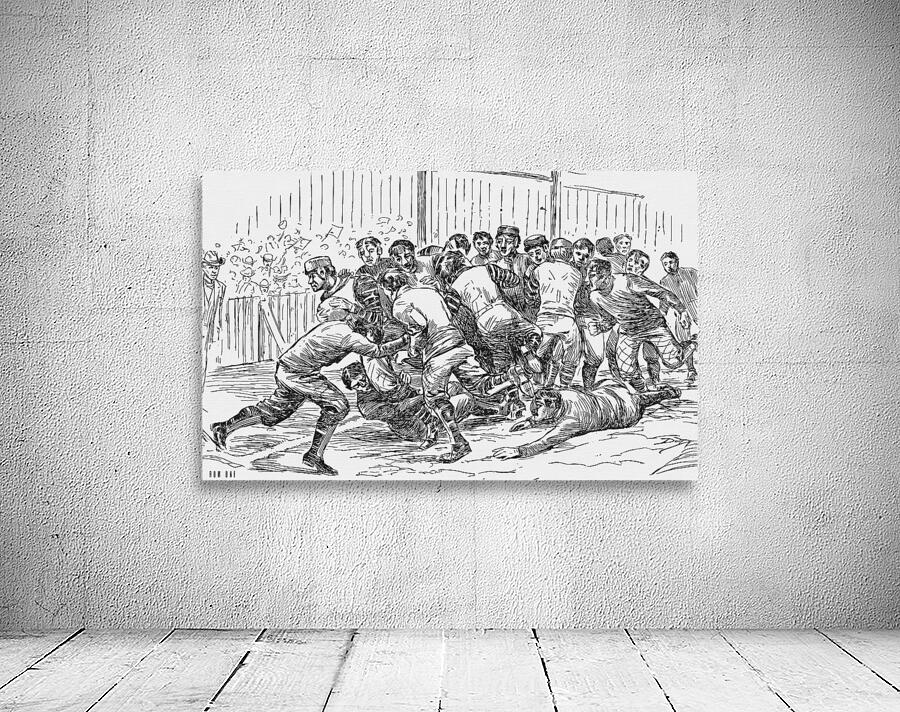 Late 1800s Cal Golden Bears vs. Stanford Football Team Wall Preview