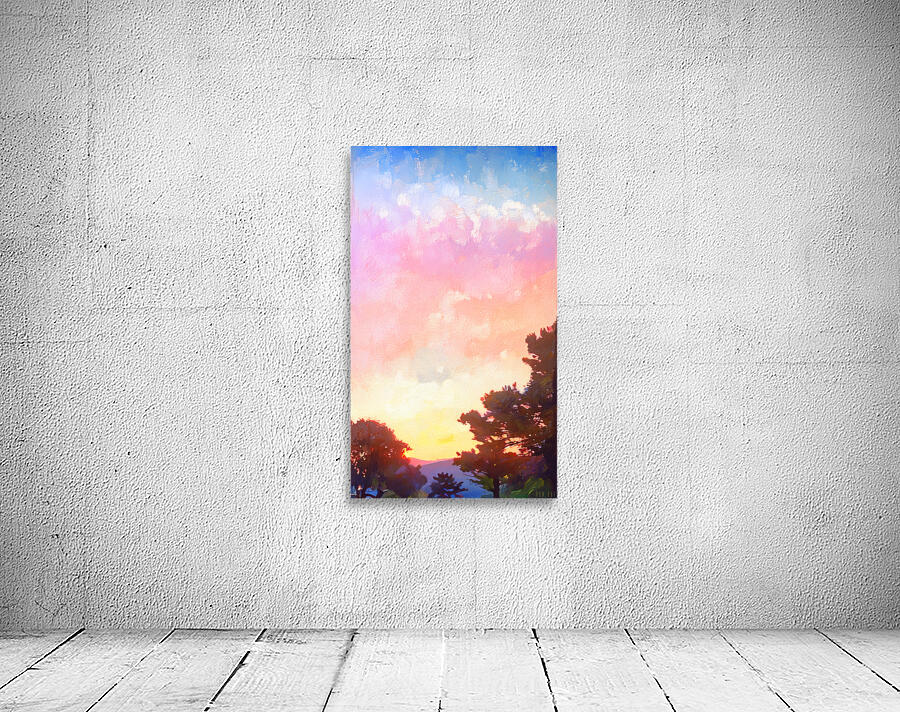 Golden Hour Gentle Kiss Wall Preview