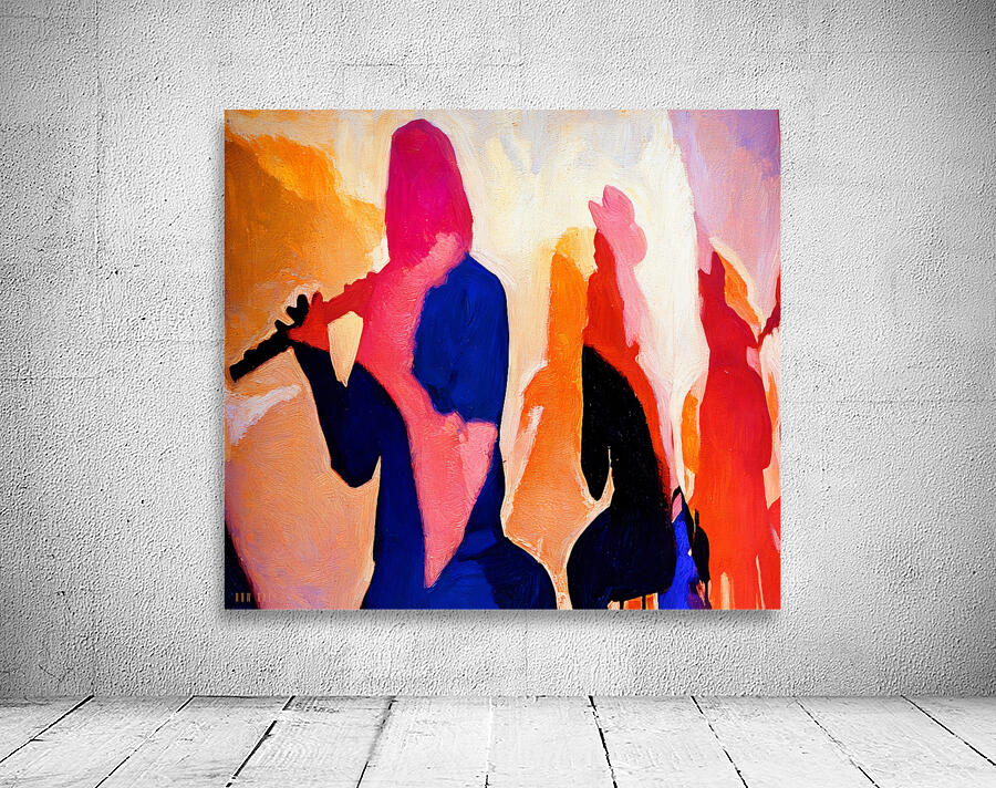 1973 Musicians Abstract Art Wall Preview