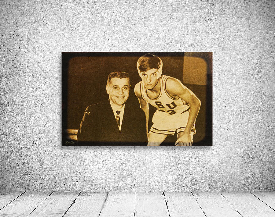 Pistol Pete and Coach Press Maravich Wall Preview
