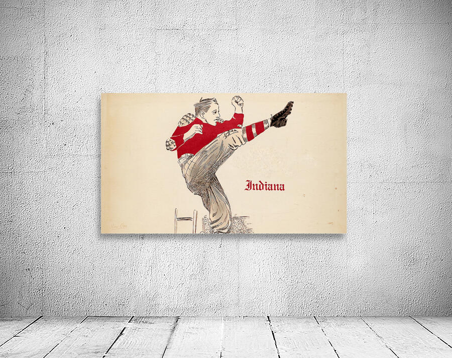 Early 1900s Indiana Hoosiers Football Art Wall Preview
