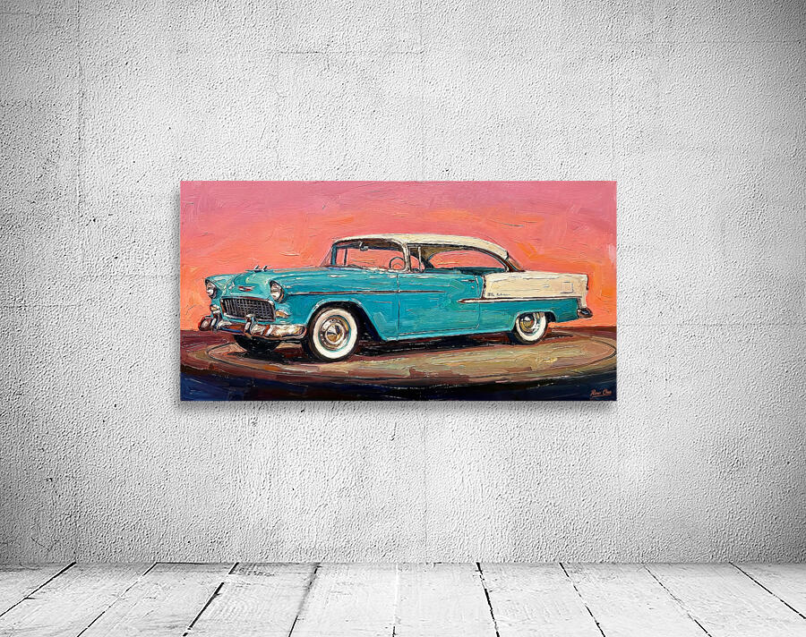 Car and Sunset Wall Preview