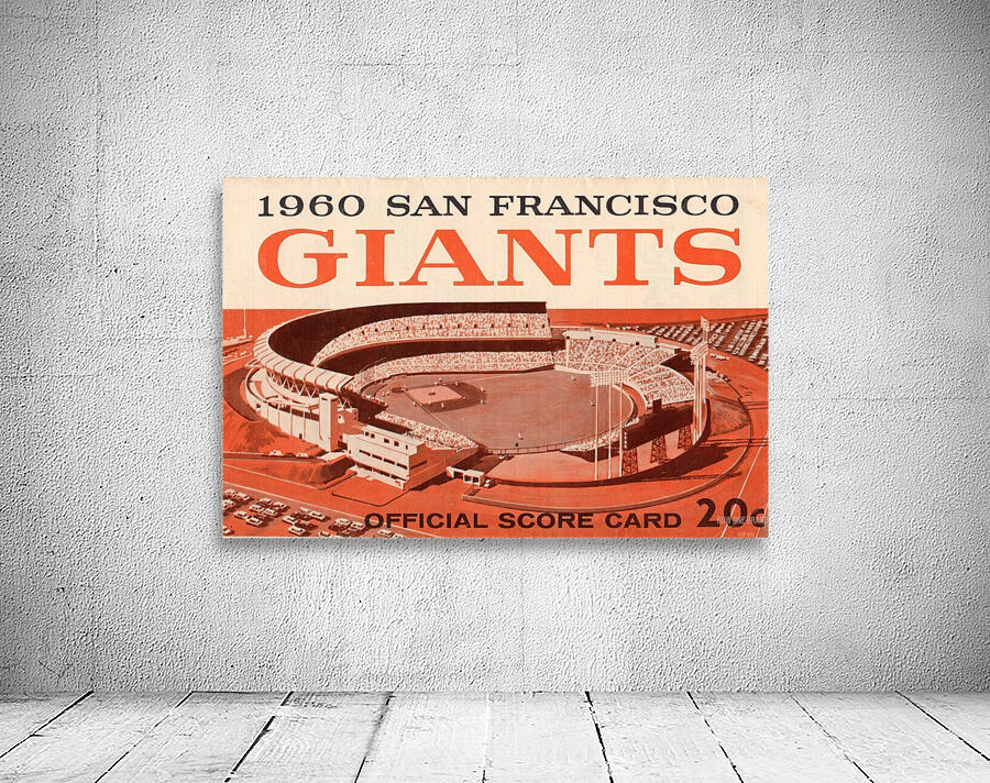 1960 San Francisco Giants Candlestick Park Art Wall Preview