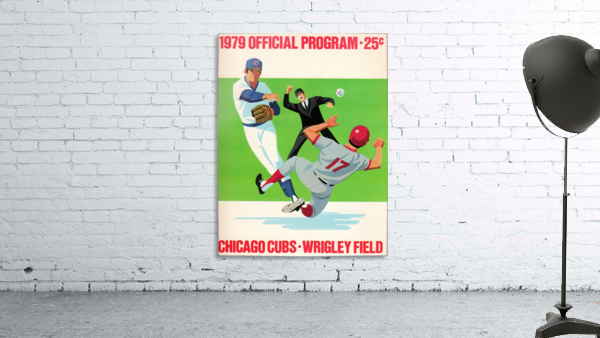 1979 Chicago Cubs Program Wall Art Wall Preview