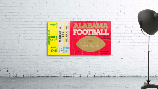 1982 Alabama vs. LSU Wall Preview