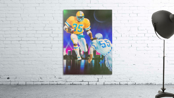 1980s Miami Orange Bowl Football Art Wall Preview