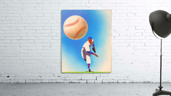 Otis Shepard Standalone Pitcher Art Wall Preview