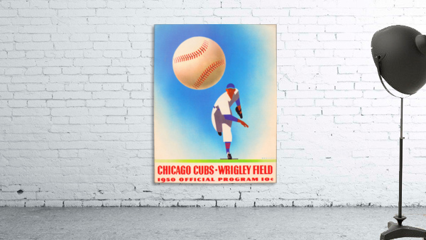 1950 Chicago Cubs Program Wall Preview