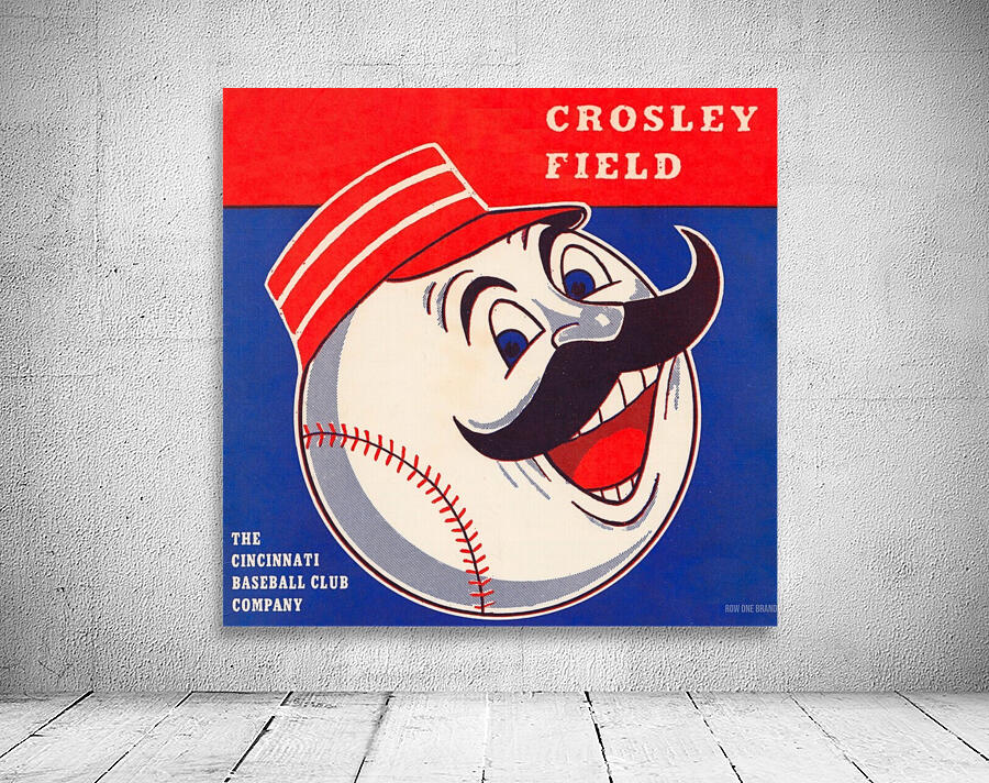 Remix Your Reds retro remix cincinnati reds scorecard metal sign baseball art prints ...