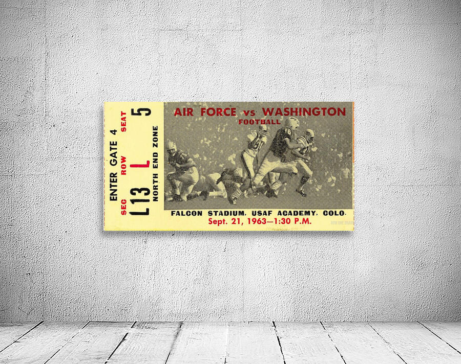1963 Washington vs. Air Force  Wall Preview