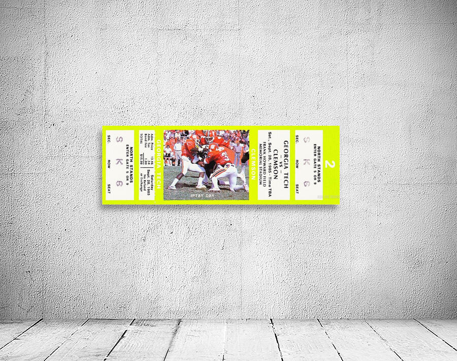 1985 Georgia Tech vs. Clemson Wall Preview