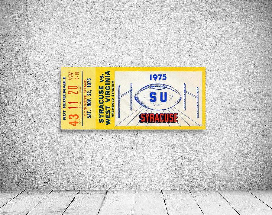 ticket wall art Wall Preview