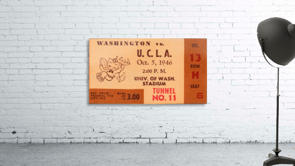 1946 Washington vs. UCLA Wall Preview
