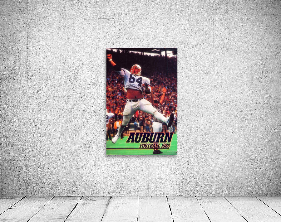 1983 Auburn Tigers Football Poster Wall Preview