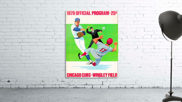 1979 chicago cubs wrigley field program Wall Preview