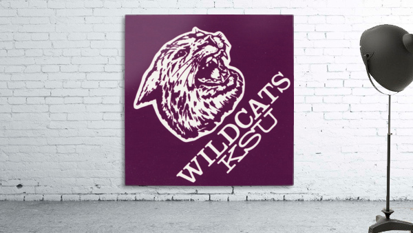1985 retro ksu wildcats college art Wall Preview