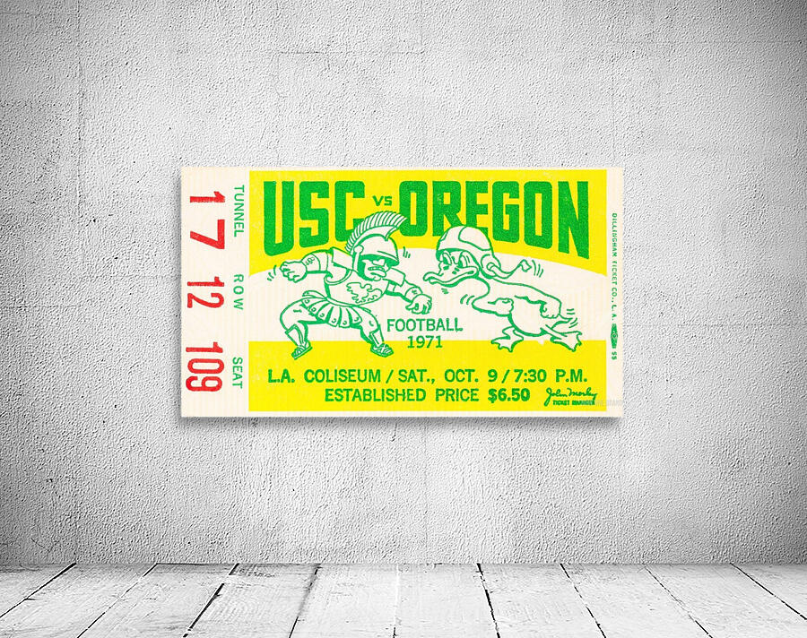 1971 USC vs. Oregon Wall Preview