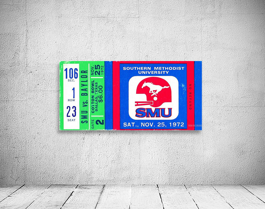 1972 Baylor vs. SMU Wall Preview