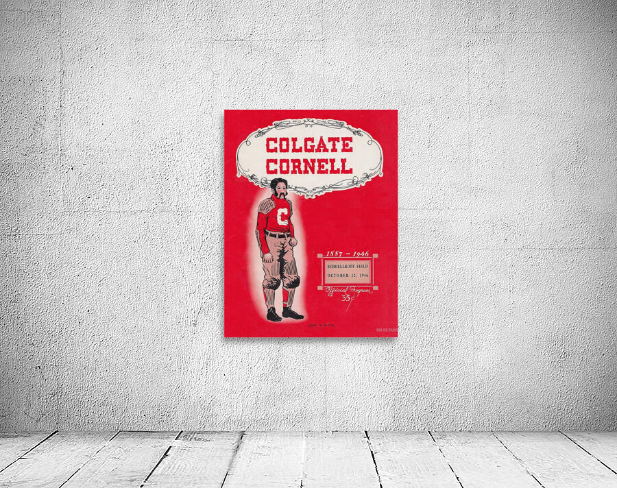 1946 Colgate vs. Cornell Wall Preview