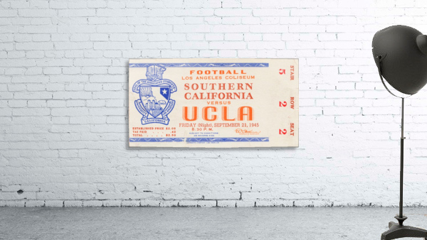 1945 USC vs. UCLA  Wall Preview