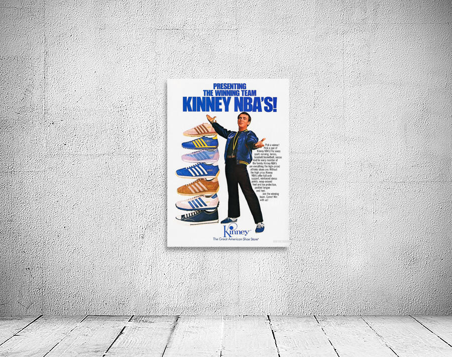1979 Kinney NBA Shoes Ad Wall Preview