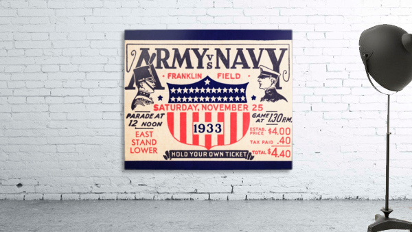 1933 Army vs. Navy Wall Preview