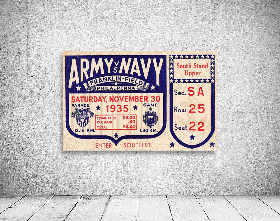 1935 Army Navy Wall Preview