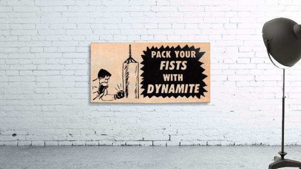 1957 boxing art  Wall Preview