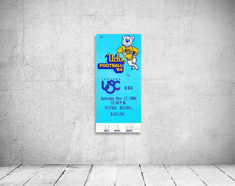 1984 USC vs. UCLA Wall Preview
