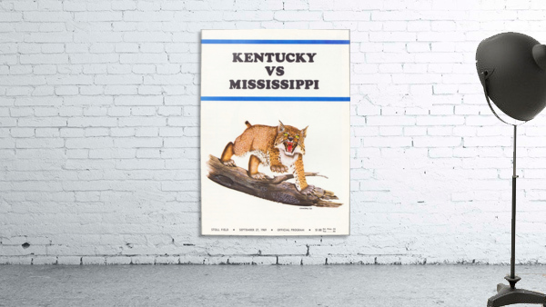 1969 Ole Miss Rebels at Kentucky Wildcats Wall Preview
