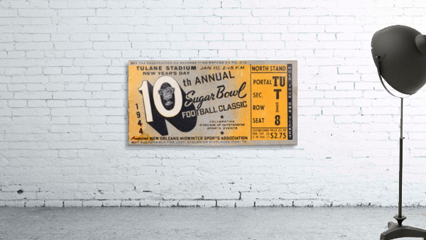 1944 Sugar Bowl Tulsa vs. Georgia Tech Wall Preview