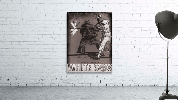 Vintage Chicago White Sox Metal Sign by Row One Brand Wall Art