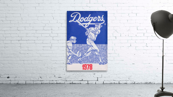 1978 LA Dodgers Baseball Poster Wall Preview