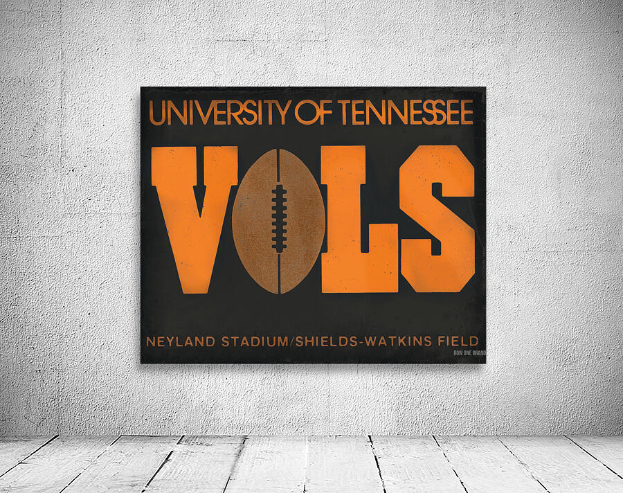1979 Tennessee Vols Football Ticket Remix Wall Preview