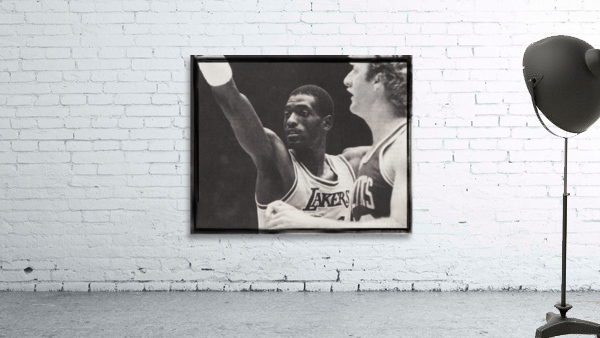 Michael Cooper and Larry Bird Film Strip Wall Preview