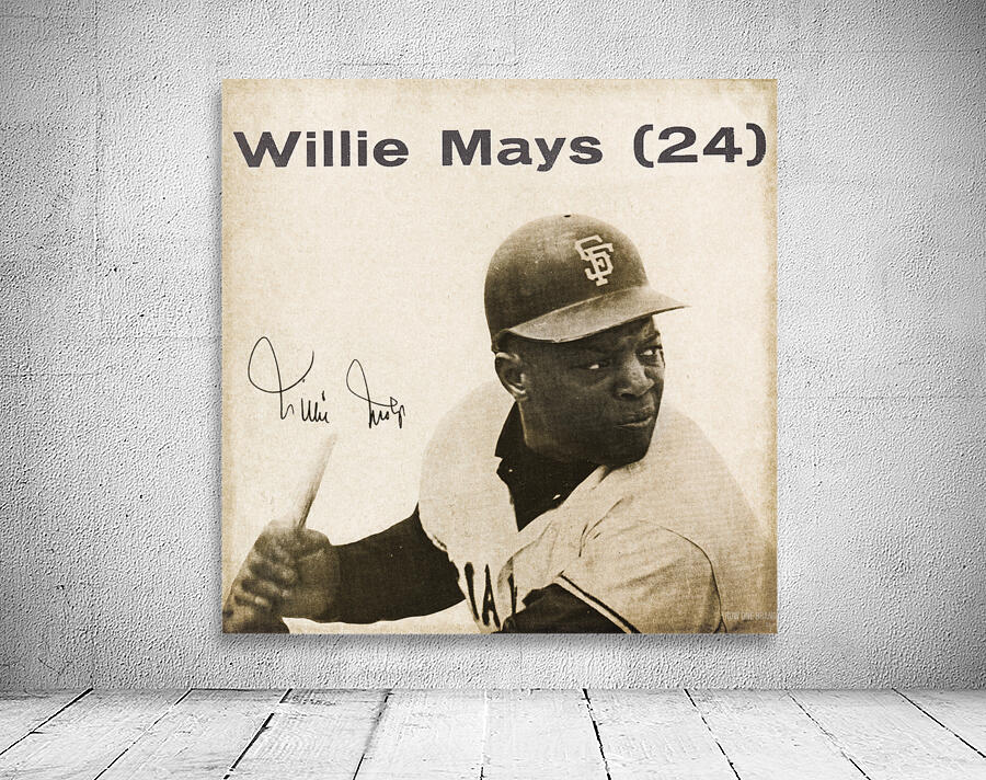 1965 Willie Mays Art Wall Preview