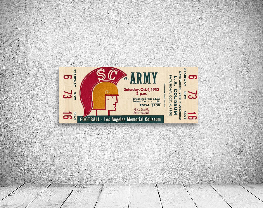 1952 USC vs. Army Wall Preview