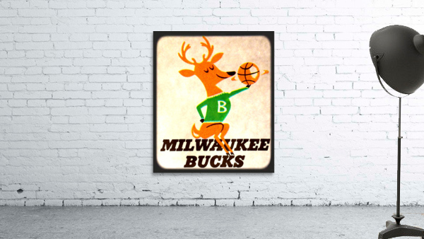 1972 Milwaukee Bucks Viewfinder Slide Basketball Art Wall Preview