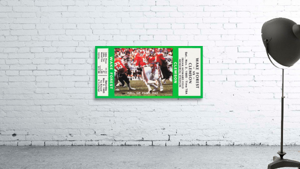 1985 Clemson vs. Wake Forest Wall Preview