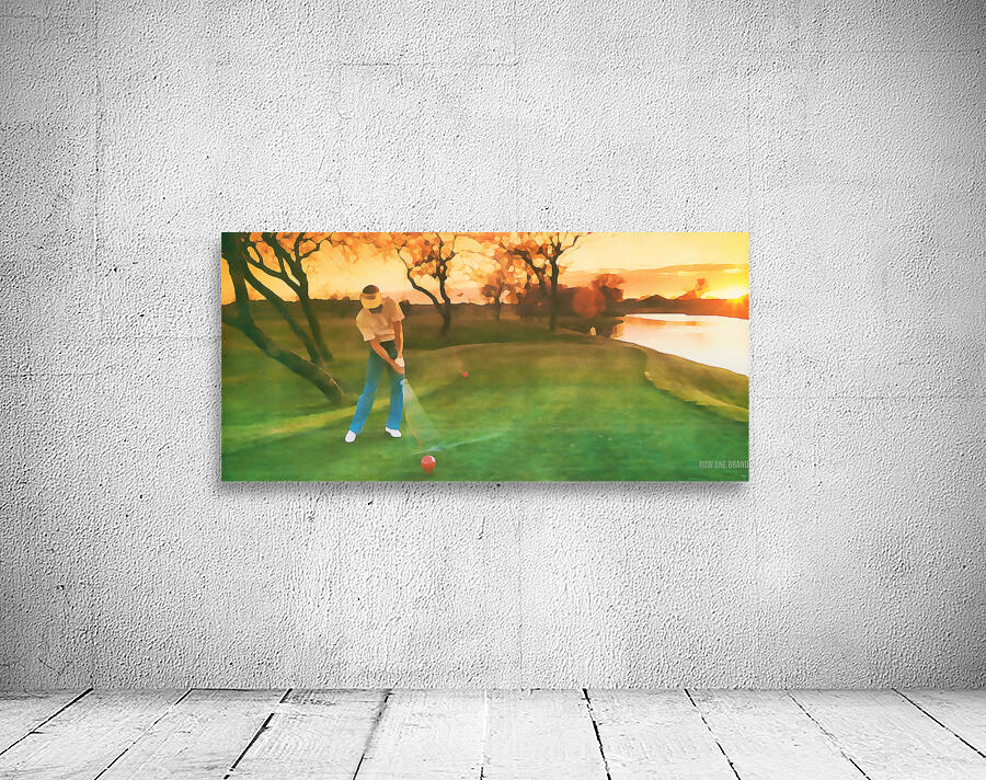 1987 Golf Watercolor Art Wall Preview