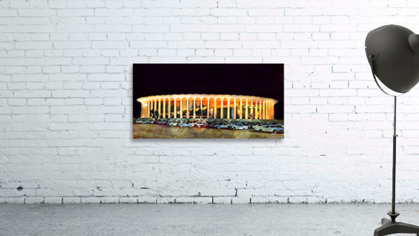 The Forum LA Lakers Home Arena Vintage Art Wall Preview