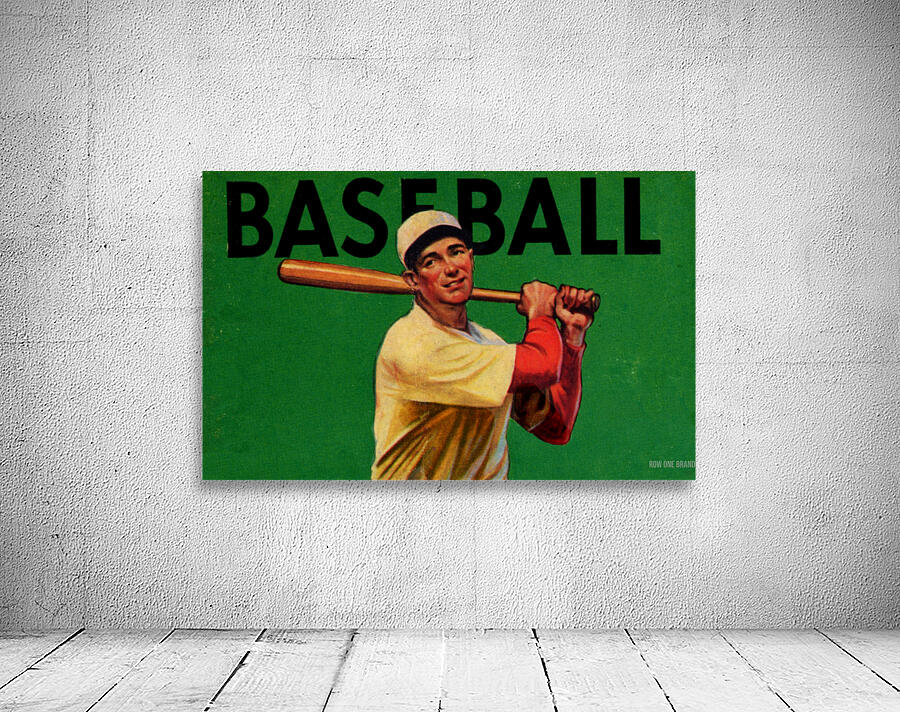 1934 Baseball Art Wall Preview
