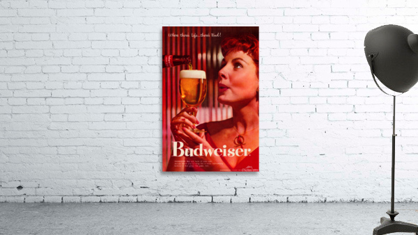 1957 Budweiser Advertisement Wall Preview
