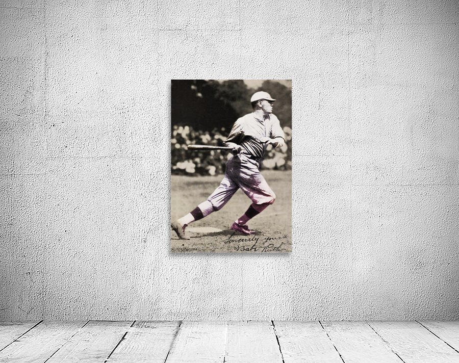 1919 Babe Ruth 3D Art by Row One Brand Wall Art